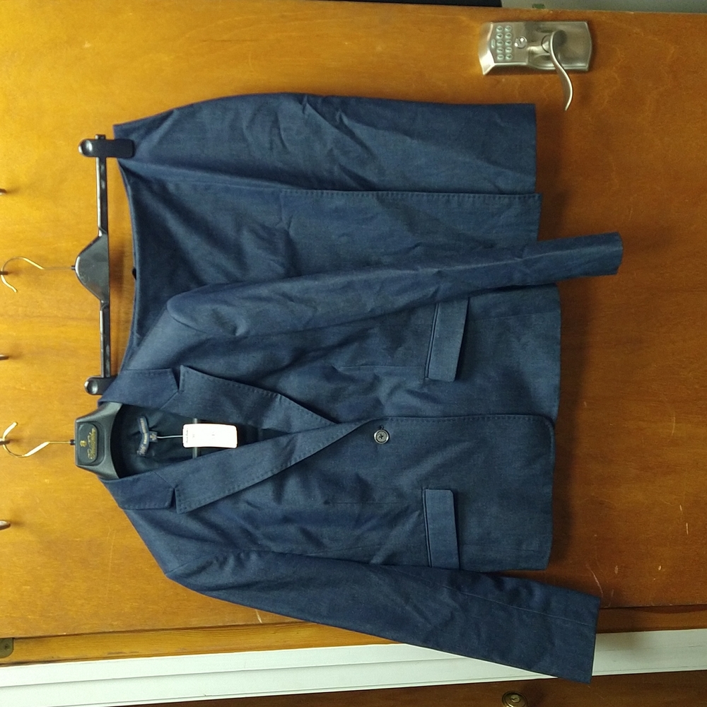 Brooks Brothers Women's 2 piece suit set, NWT size 12, blazer & skirt, navy blue